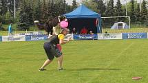 Mezinárodní závody Key DiscDog Freestyle o víkendu představují v Olomouci sport dogfrisbee.