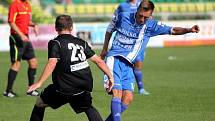 HFK Olomouc (v černých dresech) proti Zábřehu