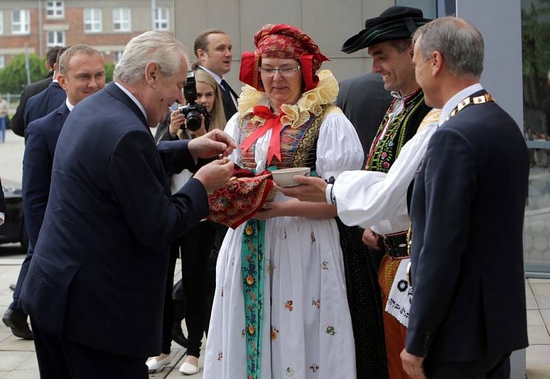 Prezident na návštěvě Olomouckého kraje - Olomouc, 18. května 2016