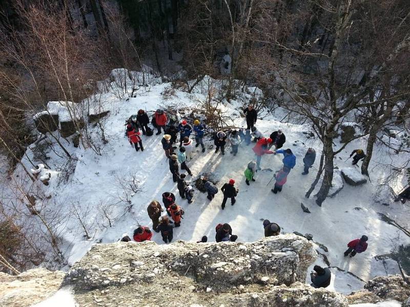 Novoroční výstup na Bradlo