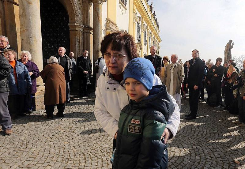 Prezidentská návštěvě poutní baziliky na Svatém Kopečku u Olomouce