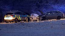 Dopravní nehoda dvou osobních vozidel v obci Velké Losiny - místní část Ludvíkov
