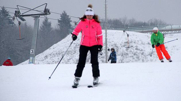 Ski areál Hlubočky. Ilustrační foto