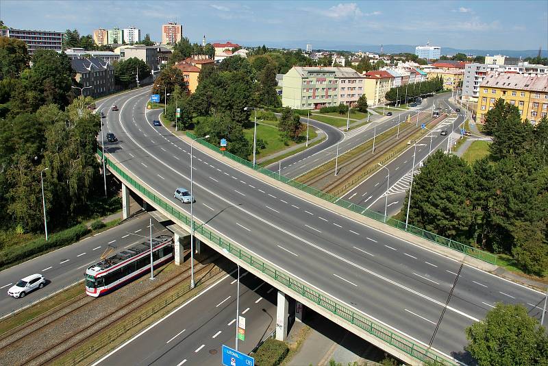 Výhled ze střechy Hotelového domu Olomouc, 11. 9. 2021