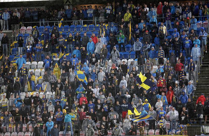 Zápas Evropské ligy FC FASTAV Zlín - FC Sheriff Tiraspol na Andrově stadionu v Olomouci