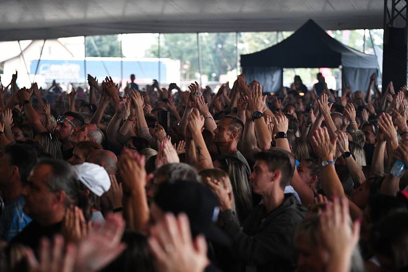 Koncert skupiny Kabát ve Funparku Šantovka v Olomouci, 3. srpna 2021