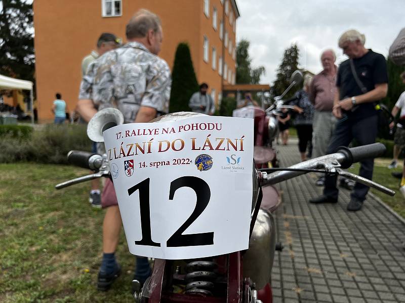 Rallye Z lázní do lázní, Slatinice, 14. srpna 2022