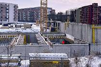 Stavba další etapy projektu Holandská čtvrť v Olomouci, prosinec 2022