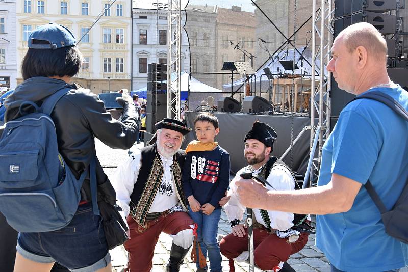 Velikonoční jarmark na Horním náměstí v Olomouci