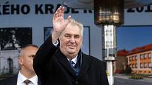 Prezident Zeman v Hněvotíně