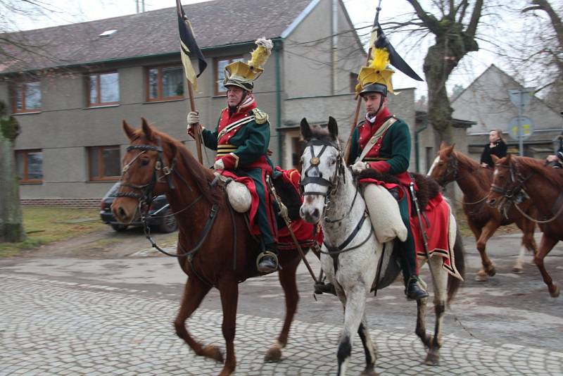 Příznivci vojenské historie se v sobotu představili v Náměšti na Hané na akci Před bitvou u Slavkova.