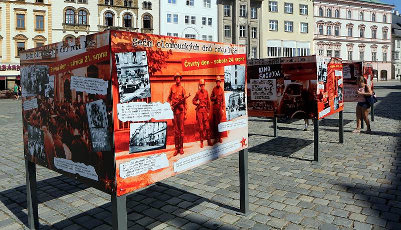 Výstava Sedm olomouckých dní připomíná výročí srpnové okupace.