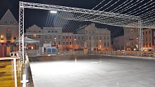 27. prosince 2018. Kluziště na Dolním náměstí v Olomouci už zavřelo