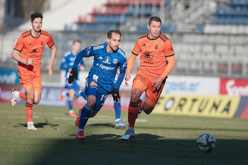 Fotbalisté Sigmy Olomouc porazili Mladou Boleslav 2:1.