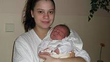 Jan Wozniak, narozen 14.1.2008 v Olomouci, váha 4300 g, míra 52 cm, Olomouc