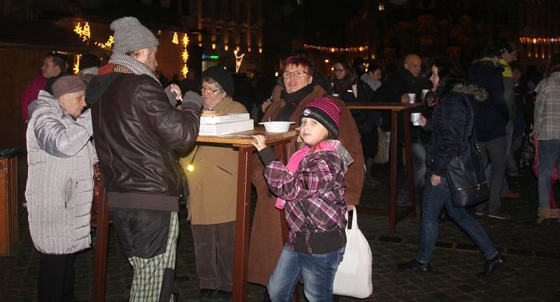 Rozsvícení vánočního stromu v Olomouci, 23. listopadu 2018