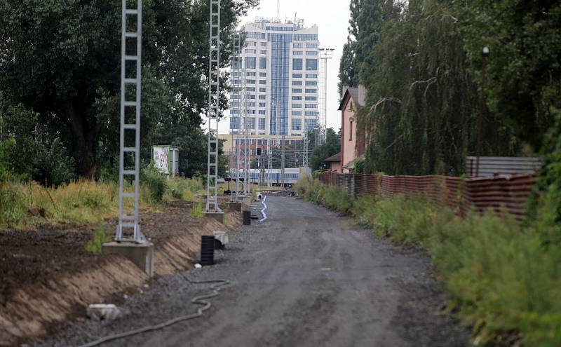 Modernizace regionální trati v Olomouckém kraji.Přejezd Olomouc - Pavlovičky.