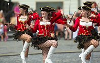 Festival vojenských hudeb na Horním náměstí v Olomouci. Ilustrační foto