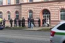 Policie evakuuje budovu Vrchního soudu v Olomouci