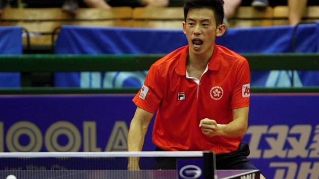 Vítěz Chun Ting Wong. Finále dvouhry mužů. Czech Open v Olomouci