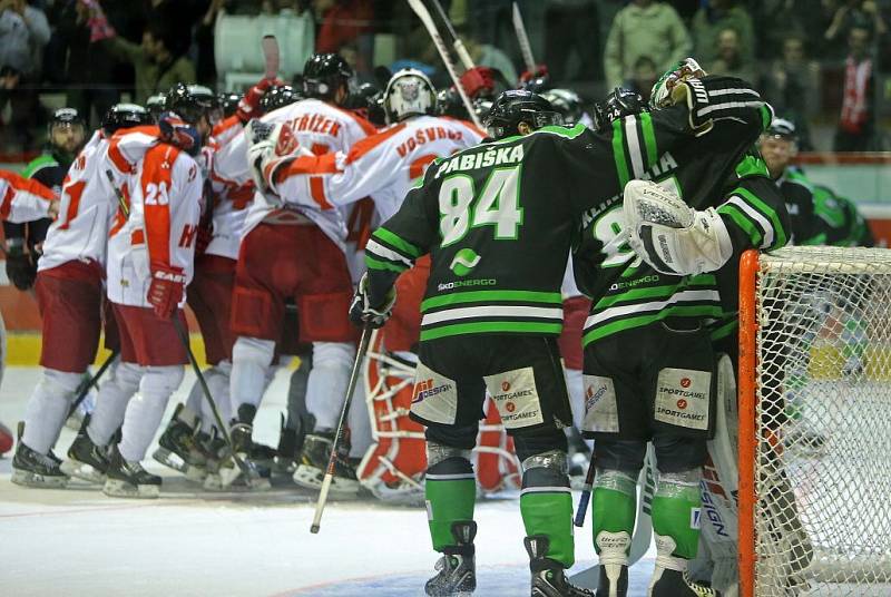 Dvojnásobné oslavy - do extraligy míří oba soupeři, Olomouc i Mladá Boleslav