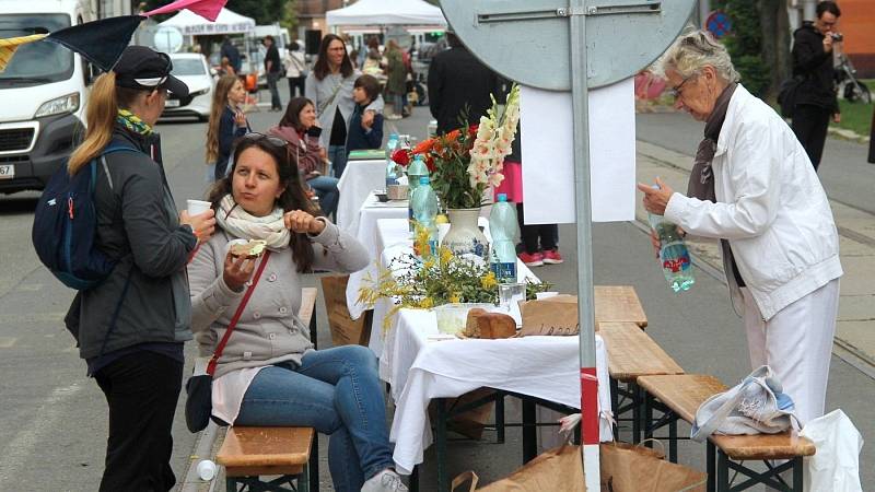 Sousedská slavnost na Masarykově třídě v Olomouci, sobota 18. září 2021