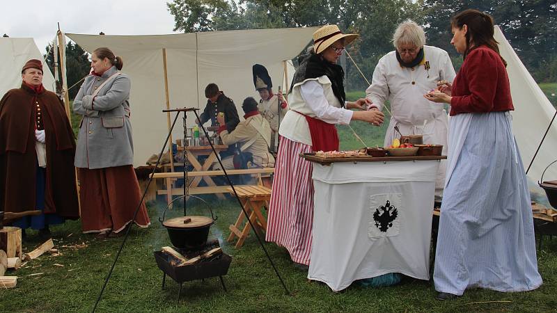 Festival Olmütz 1813 na Korunní pevnůstce v Olomouci