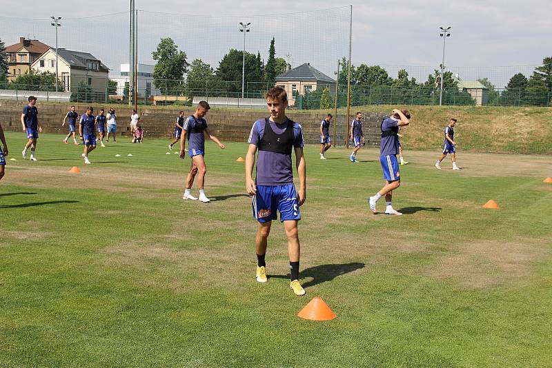 Fotbalová Sigma Olomouc zahájila přípravu na novou sezonu.Kryštof Daněk