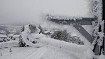 Předchozí zimy na meteorologické stanici Luká