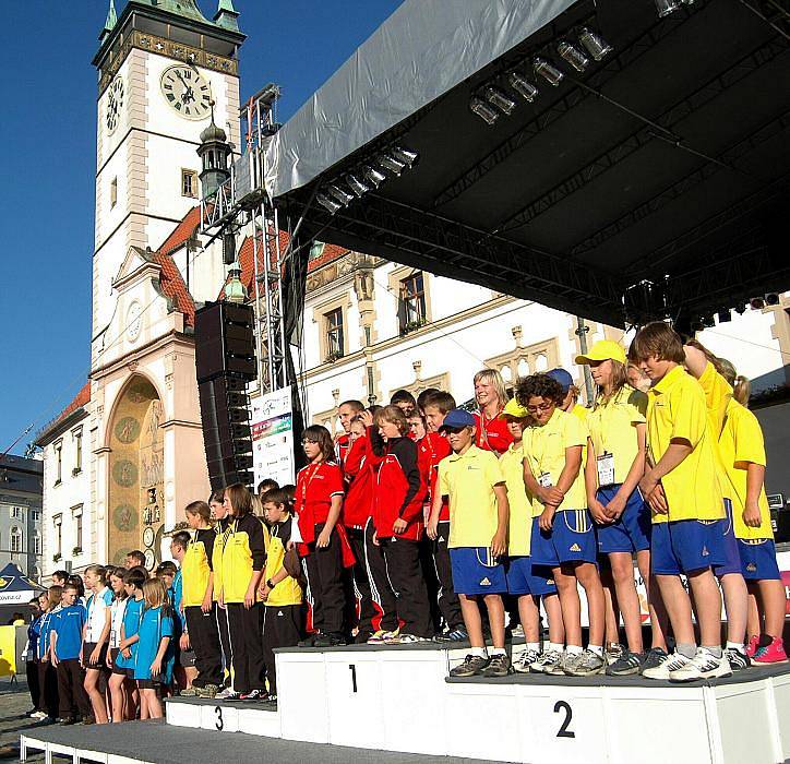 Olympiáda dětí a mládeže: vyhlášení výsledků prvního dne