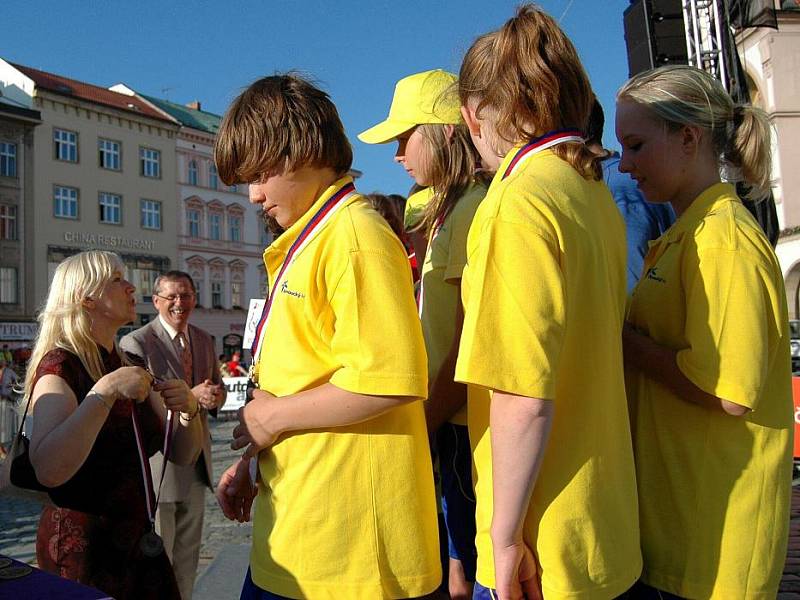 Olympiáda dětí a mládeže: vyhlášení výsledků prvního dne