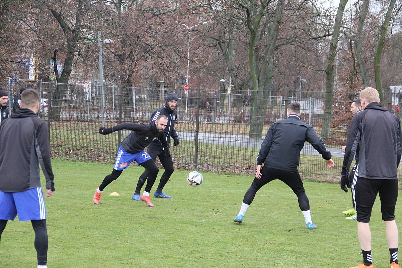 Fotbalisté Sigmy zahájili zimní přípravu. Tomáš Zahradníček, Roman Hubník