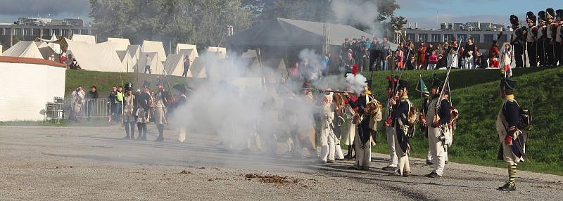 Festival Olmütz 1813 na Korunní pevnůstce v Olomouci