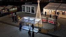Vánoční trhy, 1. prosince 2022, Olomouc.