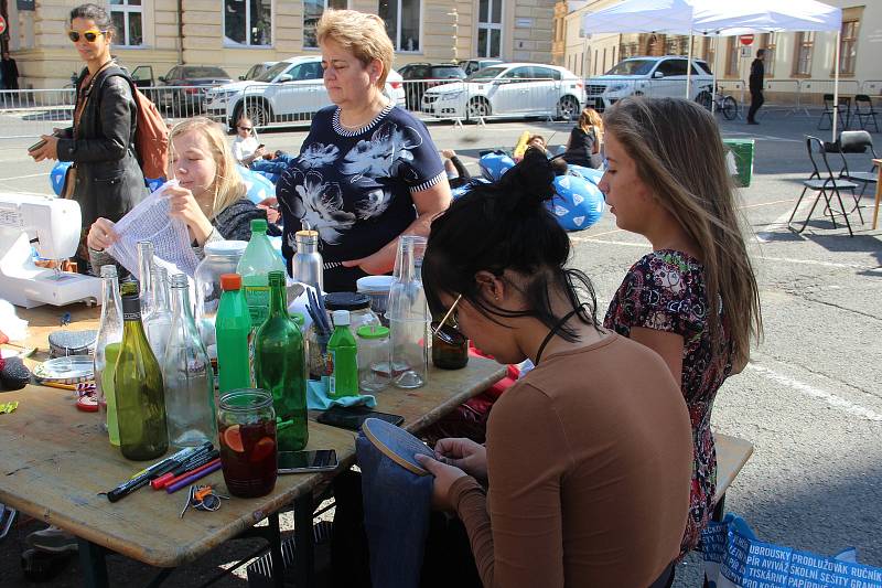 Akce s názvem Zažít Olomouc jinak v sobotu na náměstí Republiky v Olomouci.