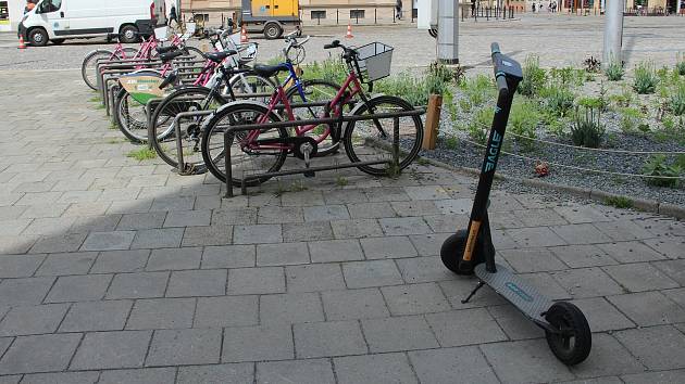 Sdílená kola a koloběžky v Olomouci