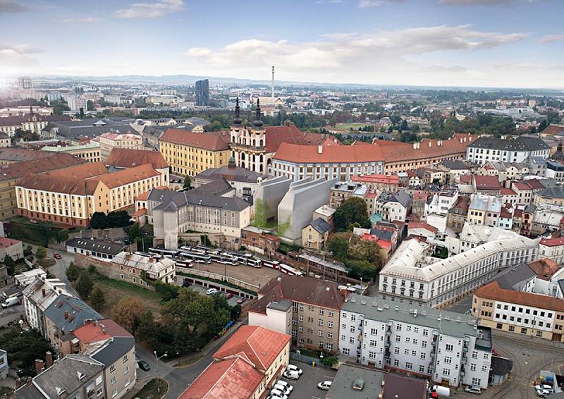 Studie areálu SEFO v Olomouci - vizualizace