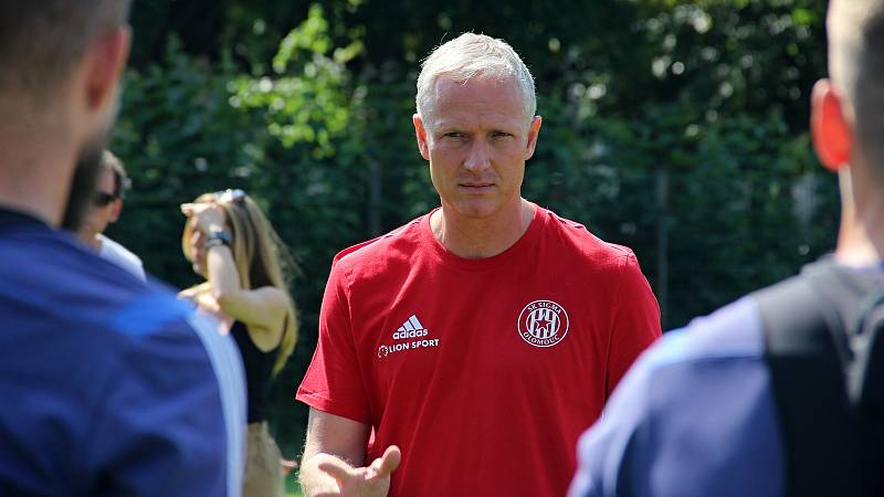 Václav Jílek. Fotbalová Sigma Olomouc zahájila přípravu na novou sezonu, červen 2021