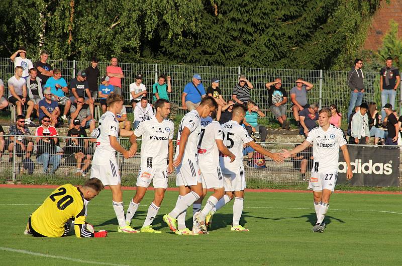 Olomoucká Sigma vyhrála ve 2. kole domácího poháru MOL Cupu v Uničově 4:2. radost, oslava