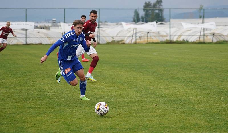 SK Sigma Olomouc na soustředění v Turecku proti Rapidu Bukurešť. Tomáš Zlatohlávek