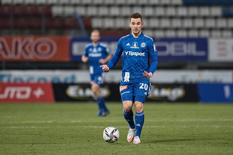 Sigma Olomouc - Fastav Zlín 1:1. Juraj Chvátal