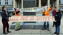 Demonstrace za nezávislost justice v Olomouci, 13. 5. 2019