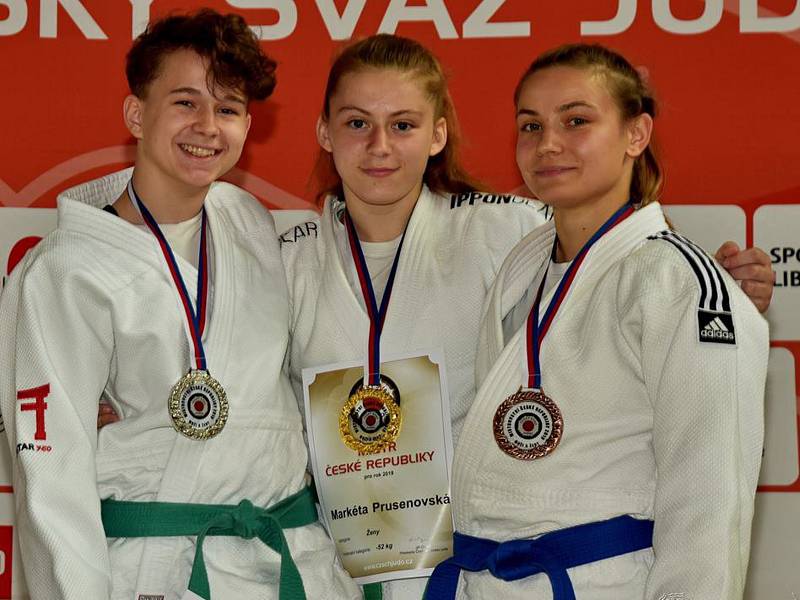 Olomoučtí judisté získali čtyři tituly mistrů republiky. Markéta Prusenovská ovládla kategorii do 52 kg.