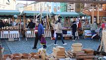 Farmářský trh na Horním náměstí v Olomouci