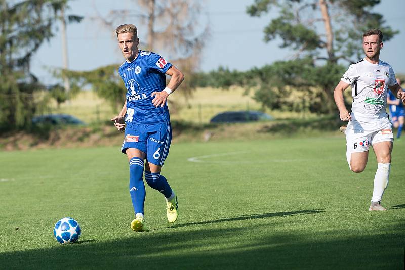 Sigma Olomouc porazila v přípravném utkání ve Slatinicích Hradec Králové 1:0.Jakub Plšek