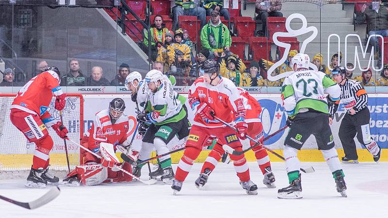 Utkání hokejové Tipsport extraligy HC Energie Karlovy Vary - HC Olomouc