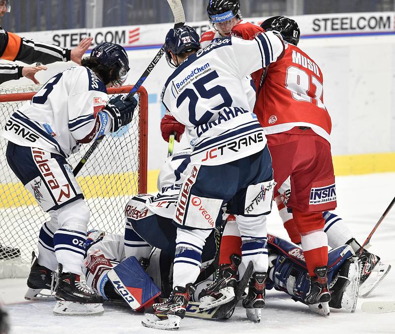 Utkání 27. kola hokejové extraligy: HC Vítkovice Ridera - HC Olomouc, 18. prosince 2019 v Ostravě.
