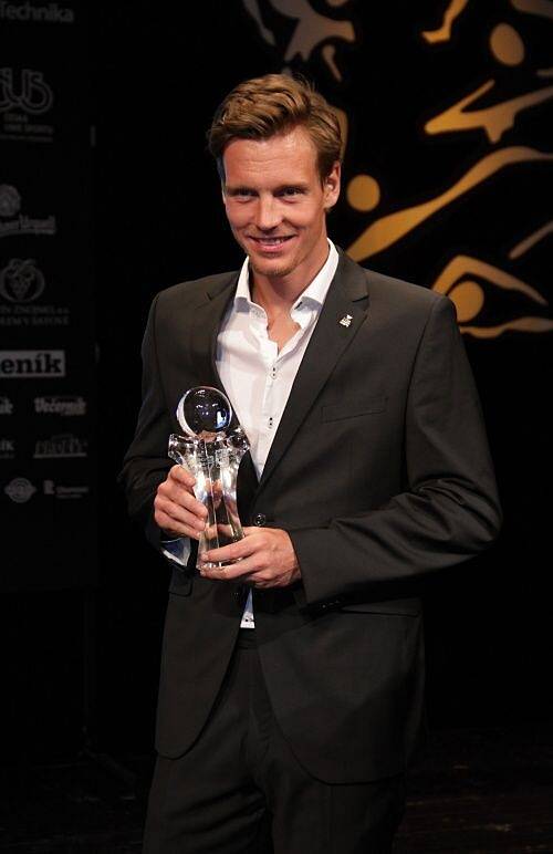 Tomáš Berdych. Vyhlášení nejlepšího sportovce Olomouckého kraje za rok 2013