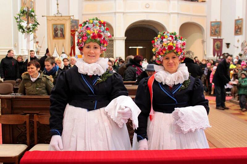 Ježíšovy matičky z Bělkovic v kostele svatého Matouše v Dolanech.