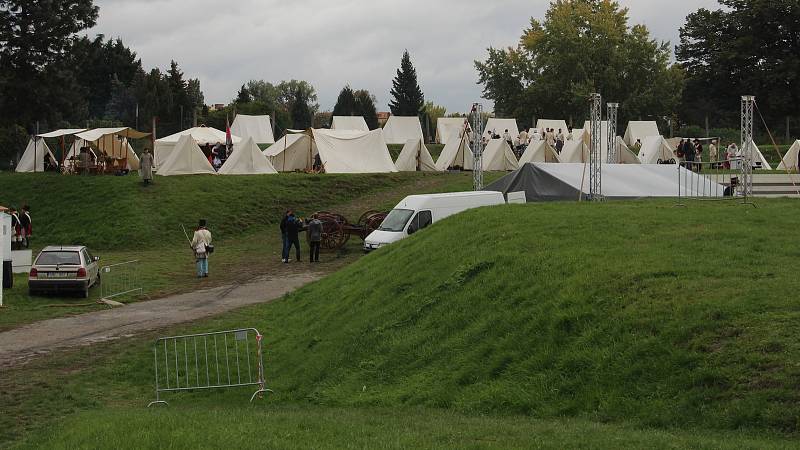 Festival Olmütz 1813 na Korunní pevnůstce v Olomouci